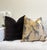 Brown 20x20 Velvet Throw Pillow With Feather Down Insert For Sale - Image 4 of 5