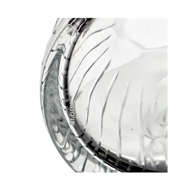1990s Block Symphony Lead Crystal Water Pitcher For Sale - Image 14 of 15