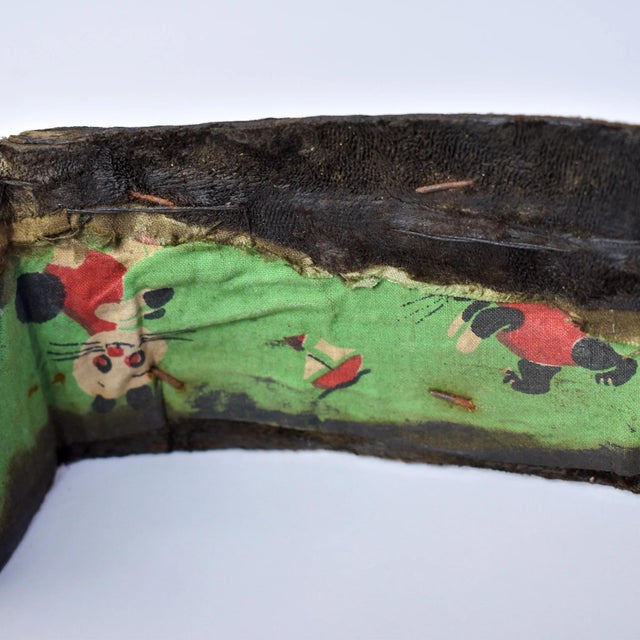 Textile Early 20th Century Old Asante Golden Royal Hat Ghana For Sale - Image 7 of 9
