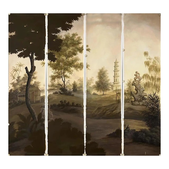 If you love the look of De Gournay wallpaper but not the price, this is for you. The listed price is for 4 panels of 20.7"...
