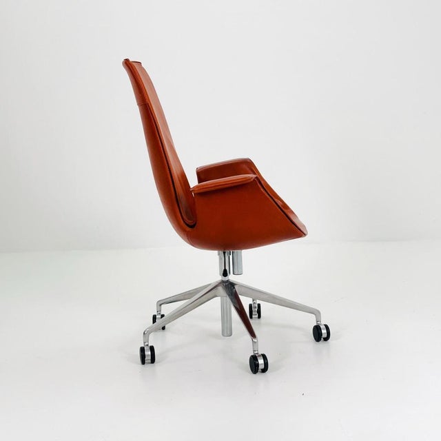 Contemporary Mid-Century Modern Tulip Desk Chair by Preben Fabricius & Jørgen Kastholm For Walter Knoll, 1970s For Sale - Image 3 of 11