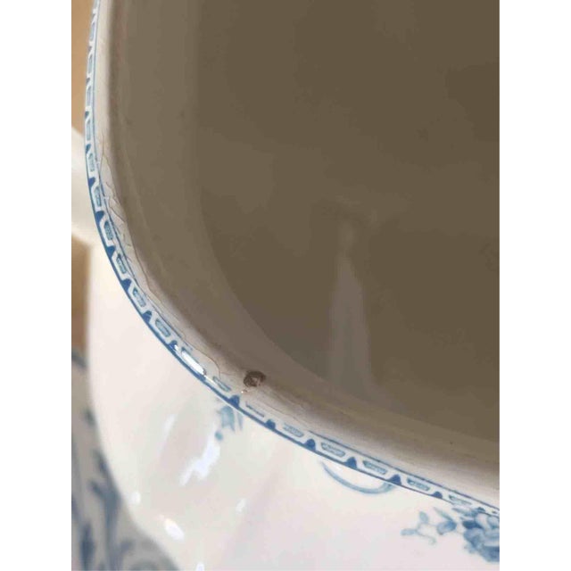 Large Belgian Louis XVI Terre de Fer Soup Bowl from Boch Frères Keramis, Belgium, 1890s For Sale - Image 14 of 16