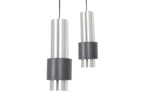 Danish Pendants by Jo Hammerborg for Fog & Mørup, 1960s, Set of 2
