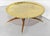 The Mid Century Moroccan Hammered Brass Folding Tray Coffee Table seamlessly enhances both modern and traditional...