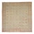 Antique Zabihi Collection Large Square Turkish Ghiordes Worn Rug - 12'4" x 13'10" For Sale