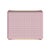 Robias 24.5 in. Seat Height Rectangular Rattan Backless Counter Stool with Footrest, White/Pink Dot/ Natural Rattan Frame For Sale In Chicago - Image 6 of 7