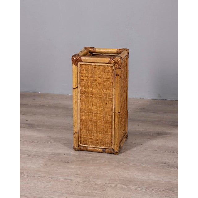 Vintage Bamboo Umbrella Stand, Italy, 1960s For Sale - Image 4 of 9