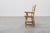 1950s Brutalist Armchair with Carved Rosettes and Nailed Wooden Seat, Spain, 1950s For Sale - Image 5 of 16