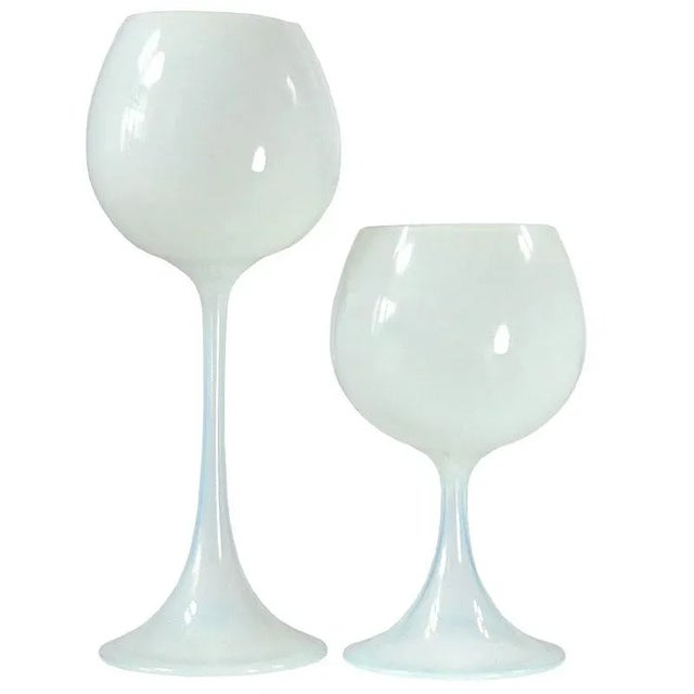 Murano Glass Goblets from Cenedese, 1970s, Set of 2 For Sale - Image 10 of 10