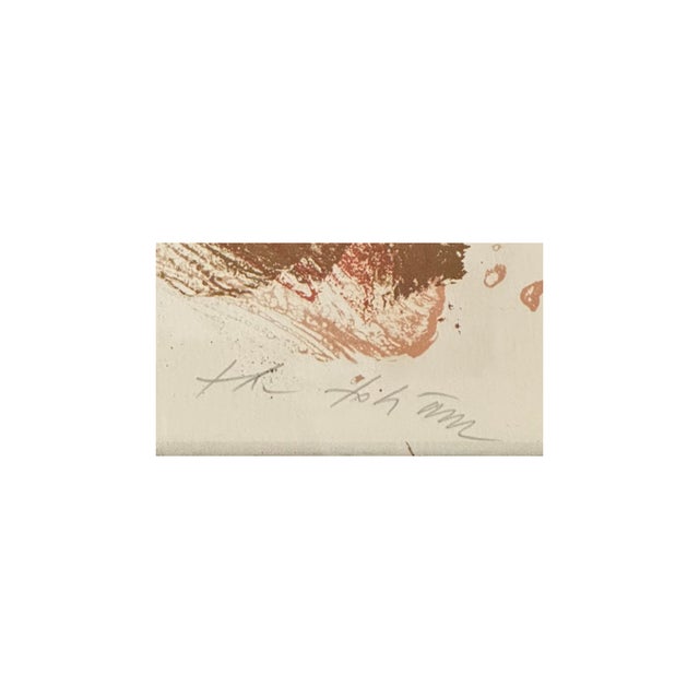 1980s Theo Tobiasse “Rebecca” — 1984 Framed Limited-Edition Lithograph For Sale - Image 5 of 13