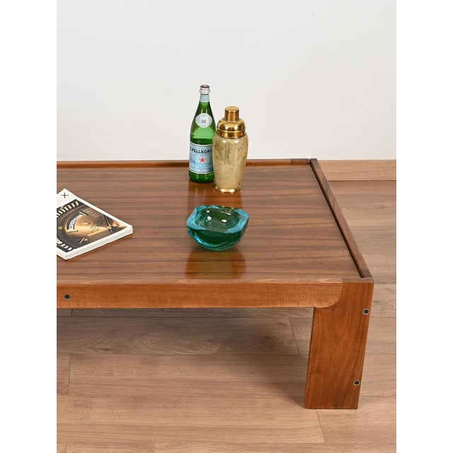 Glass Murano Bowl in Aquamarine Frosted Sommerso Glass, 1960s For Sale - Image 7 of 16