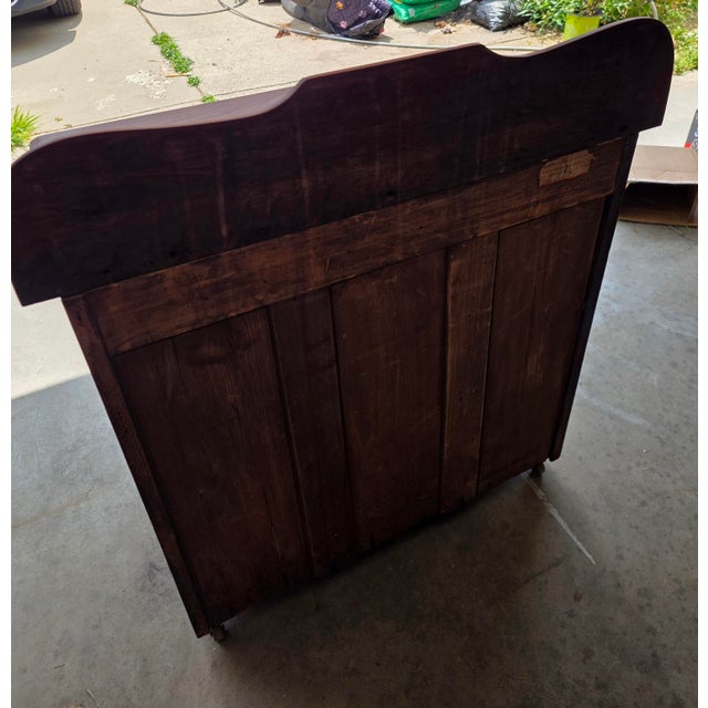 Antique Eastlake Walnut Dresser | Late 19th Century | Professionally Restored | Original Hardware For Sale - Image 4 of 12