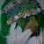 In "Dreaming," a figure emerges partially obscured by a vibrant green veil, adorned with intricate metallic embellishments...