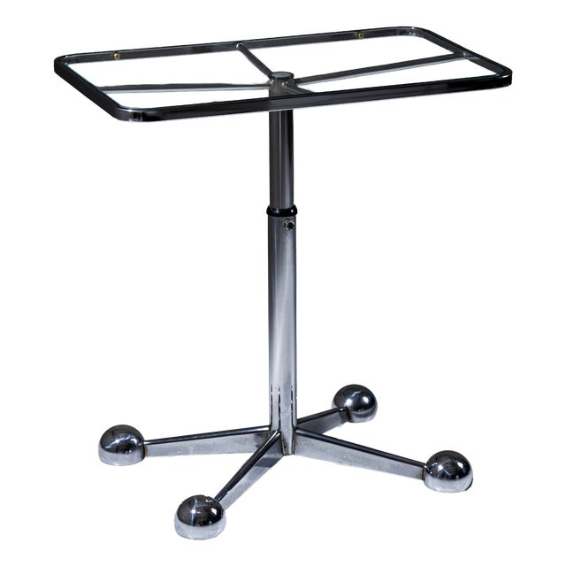 Glass Table attributed to Allegri Parma, Italy, 1960s For Sale