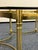 Brass Vintage Labarge Hexagonal Brass and Glass Coffee Table For Sale - Image 8 of 10