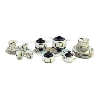 1960s Mid-Century Modern Redwing Handmade Ceramic China - “Smart Set” 52pc. Set 8pc. Place Setting W/Extras For Sale