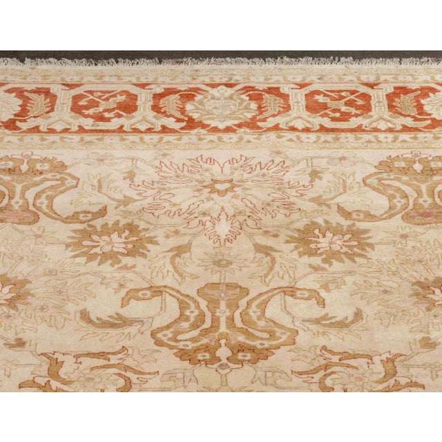 Safavieh Oushak Carpet, 14' 2" X 9' 10.5" For Sale In New York - Image 6 of 12