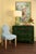 Wood Matthew Izzo Home Adelaide Light Blue Performance Linen and Cerused Oak Clover Back Dining Chair For Sale - Image 7 of 10