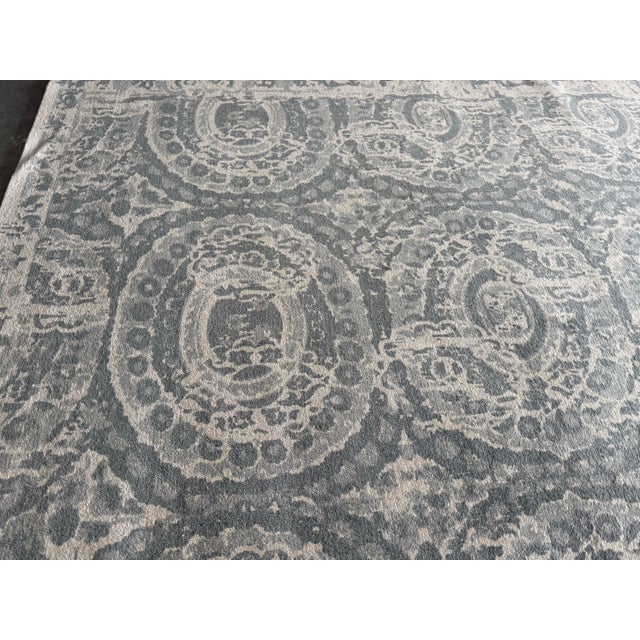 10ft 2in × 13ft 10in Pottery Barn Bosworth Printed Rug For Sale - Image 11 of 11