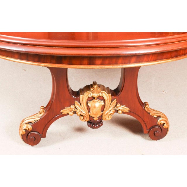 Victorian Mahogany Twin Base Extending Dining Table, 19th Century For Sale - Image 17 of 18