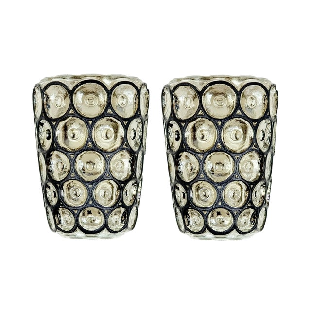 Mid-Century Modern Glass Wall Lights from Limburg, Germany, 1960s, Set of 2 For Sale - Image 9 of 9
