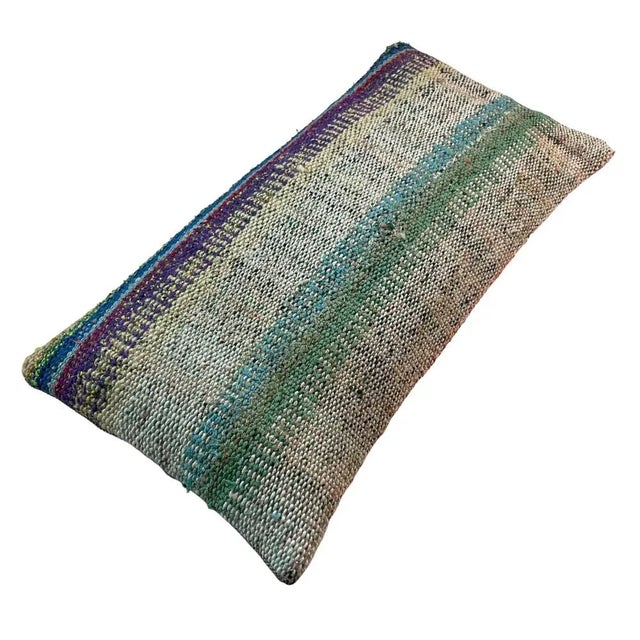 Textile Vintage Turkish Kilim Cushion Cover, 1970s For Sale - Image 7 of 11