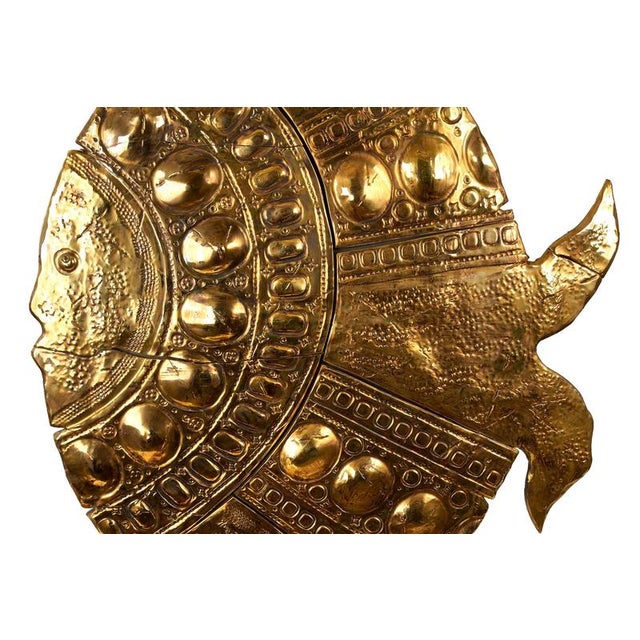 Large Gold Luster Oris Sculpture by deBlona For Sale - Image 4 of 10