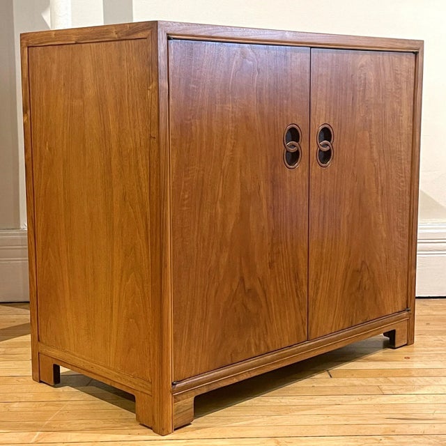 Baker Furniture Company Mid 20th Century Michael Taylor for Baker Far East Collection Dresser Chests - Set of 2 For Sale - Image 4 of 12