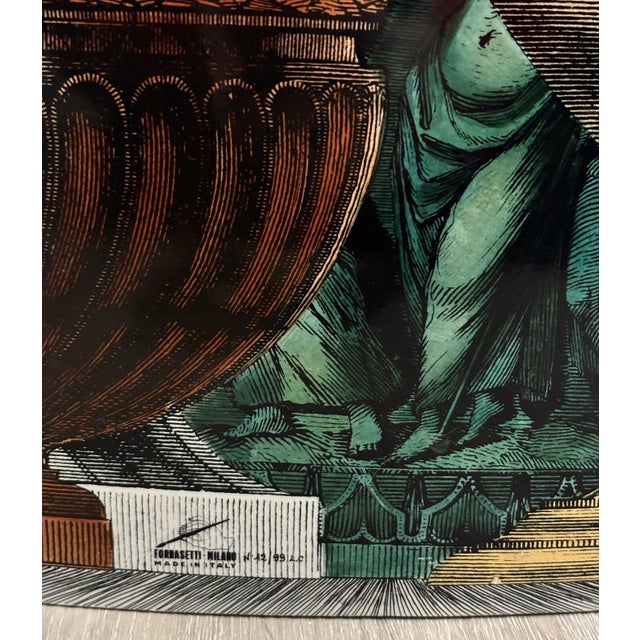 1990s Vintage Fornasetti "Vasi Antichi" Trompe l'Œil Metal Umbrella Stand For Sale - Image 5 of 9