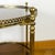 Mid-Century Round Brass and Glass Rolling Trolley For Sale - Image 10 of 11