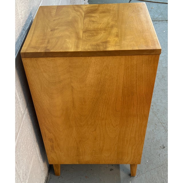 Wood Mid-Century Nightstand in Birch by Morris of California For Sale - Image 7 of 16