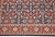 Art Deco Vintage Persian Tabriz Afshan Rug, Handwoven Allover Geometric Caucasian Kuba Pattern, Navy & Red, 7’ X 10' For Sale - Image 3 of 12
