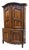19th Century French Louis XV Style Buffet À Deux Corps Cabinet in Walnut For Sale