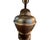 1960s Vintage Mid Century Modern Brass Beehive Urn Table Lamps Shades For Sale - Image 5 of 8