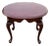 Thomasville Cherry Wood Table Vintage Queen Anne Oval Side End Pull Out Shelf For Sale