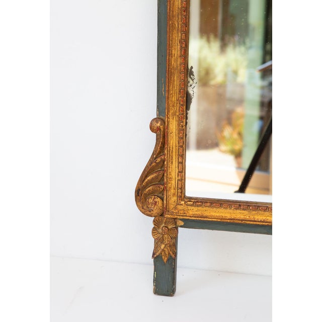 Glass Antique Louis XVI French Mirror, 18th Century For Sale - Image 7 of 12