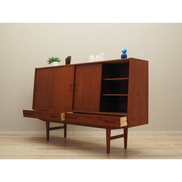 Danish Teak Highboard from Westergaards Møbelfabrik, 1960s For Sale - Image 6 of 18