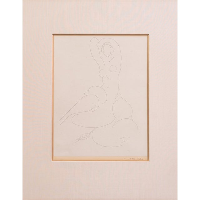 Pencil signed by the artist, lower right, 'Henri Matisse' (French, 1869-1954) with number and limitation, '56/250'. Matted...