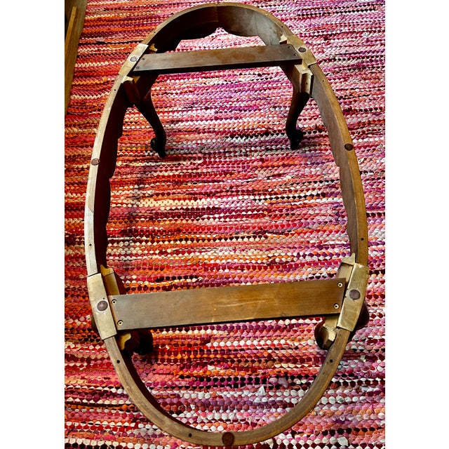 Vintage Weiman Marble-Top Coffee Table — French Provincial Style (1972) For Sale In New York - Image 6 of 8