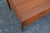 Wood Mid Century Modern Danish Executive Teak 6 Drawer Desk With Built in Bookcase For Sale - Image 7 of 11