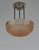 H. Petitot & Muller freres A nice1930 French art deco chandelier by Petitot with a large bowl by the glass factory of...