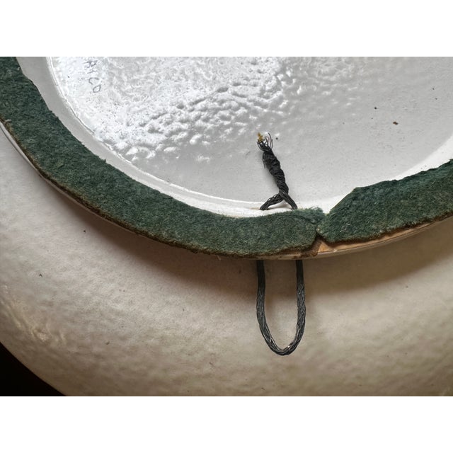 Ceramic Zaccagnini Italy Mid-Century Rooster Charger Bitossi Era For Sale - Image 7 of 8