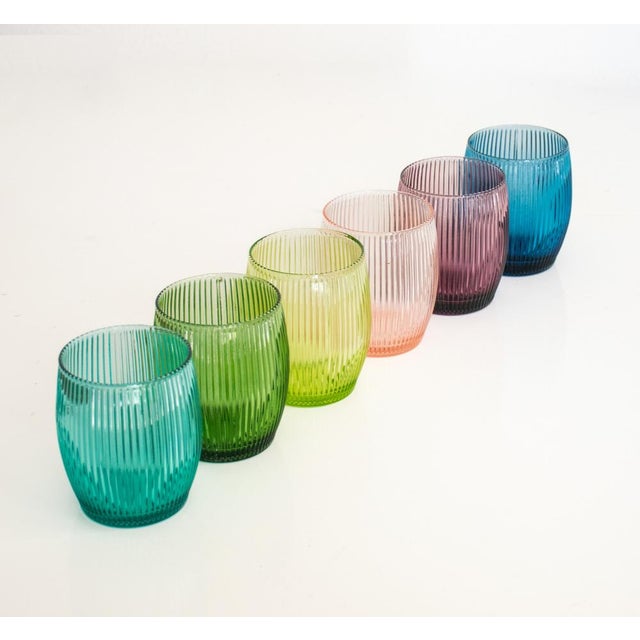 Modern Drinking Glasses by La Vetreria, Set of 6 For Sale - Image 14 of 18