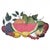 American Vintage Painted Tole Metal Fruit Wall Sculpture For Sale - Image 3 of 15