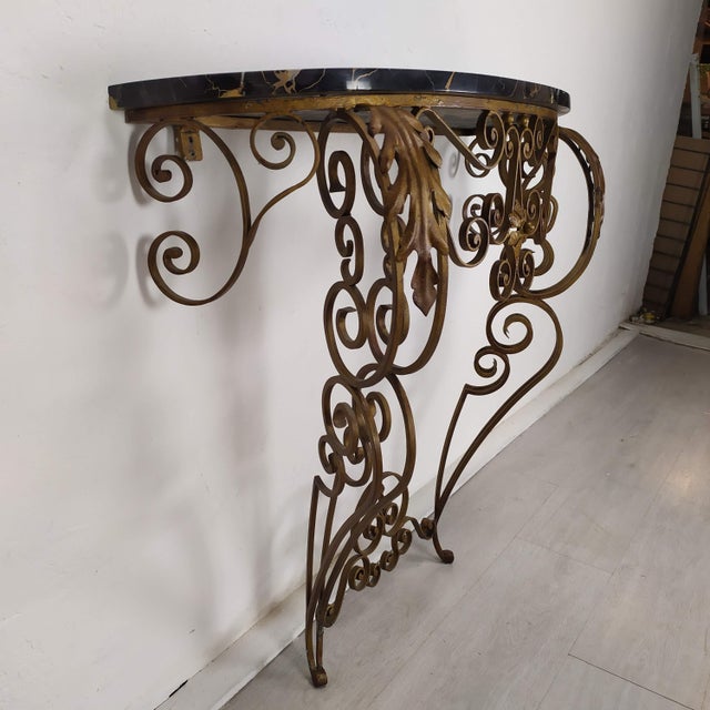 Marble Console Table, 1950s For Sale - Image 12 of 18