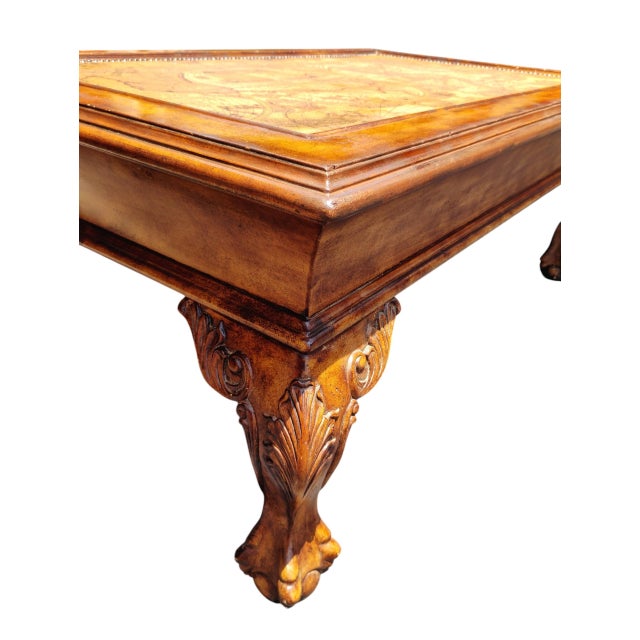 1970s Stunning Classic World Map Coffee Table That Blends Timeless Elegance With Global Adventure. For Sale - Image 10 of 11