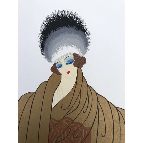 1970s Erte Original 1979 Kings Favorite Lithograph Signed Numbered 239/300 Art Deco For Sale - Image 5 of 12