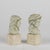 Second Half of the 20th Century Half-Length Figurines of Him and Her with Stone Base, 1960s, Set of 2 For Sale - Image 3 of 8
