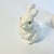 1950s Vintage Boho Chic Arts & Crafts Ceramic Bunny Figural - A Pair For Sale - Image 11 of 15