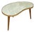 Kidney-Shaped Side Table in Pastel Green, 1950s For Sale